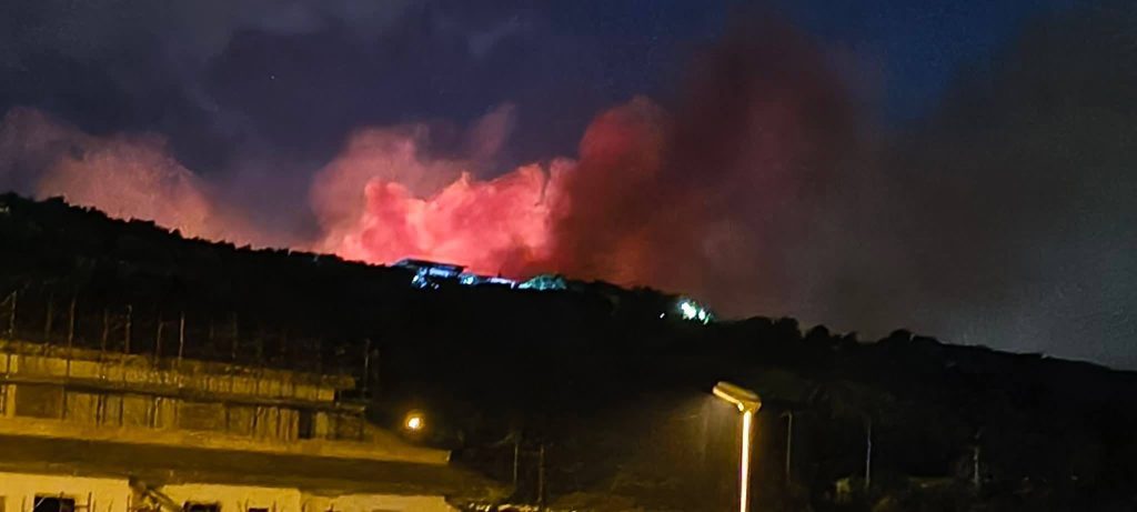Borgia incendio Roccelletta uno