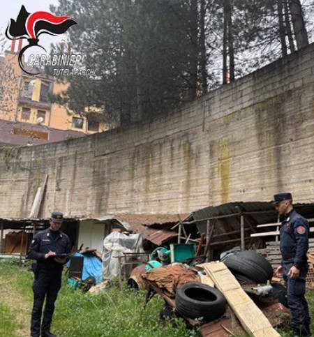 Carabinieri Tutela parchi Calabria rifiuti in Sila