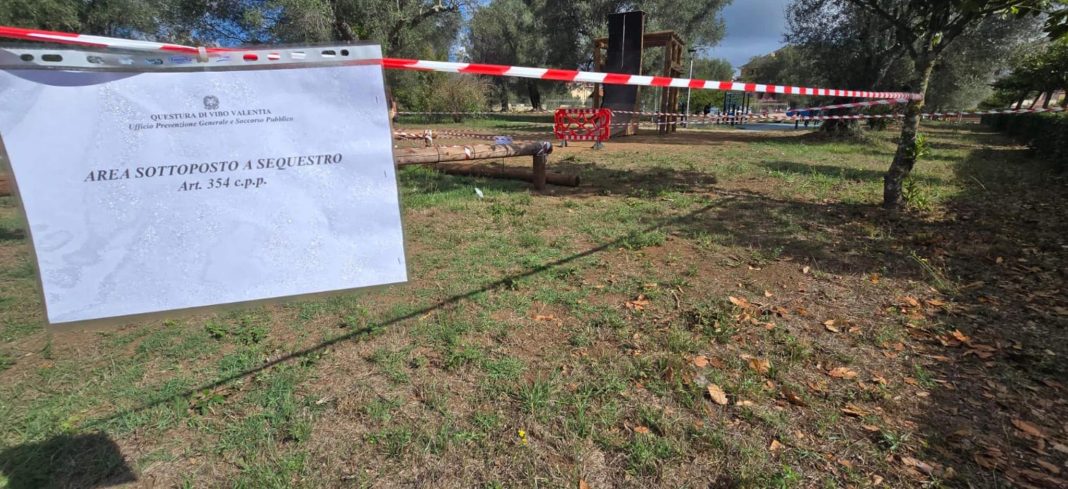 parco urbano vibo area sotto sequestro