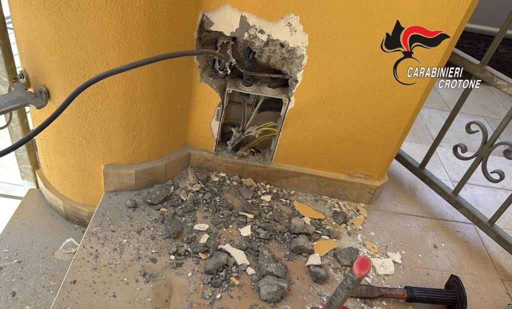 Allacci abusivi a Cirò Marina: denunciato un 69enne per furto di acqua ed elettricità 1 carabinieri crotone1 1