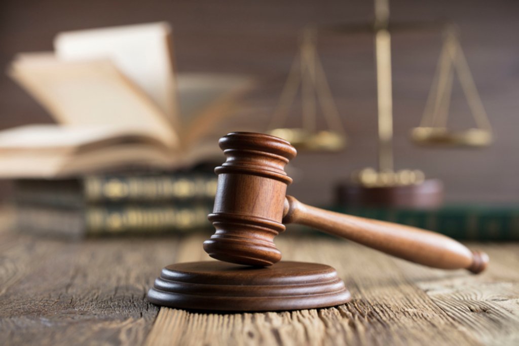 Legal concept. Gavel.