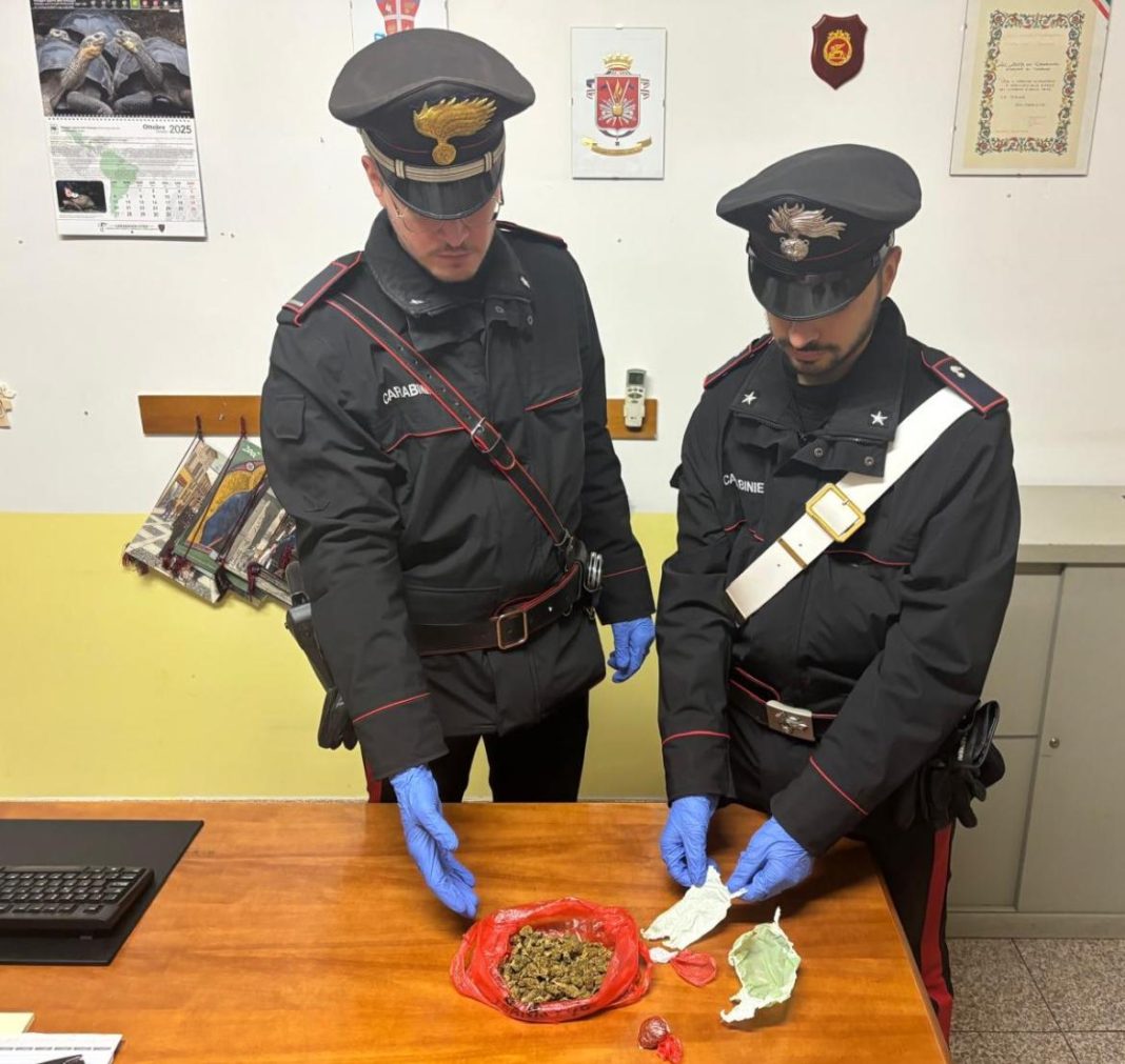 Carabinieri Catanzaro, arresto droga a Taverna