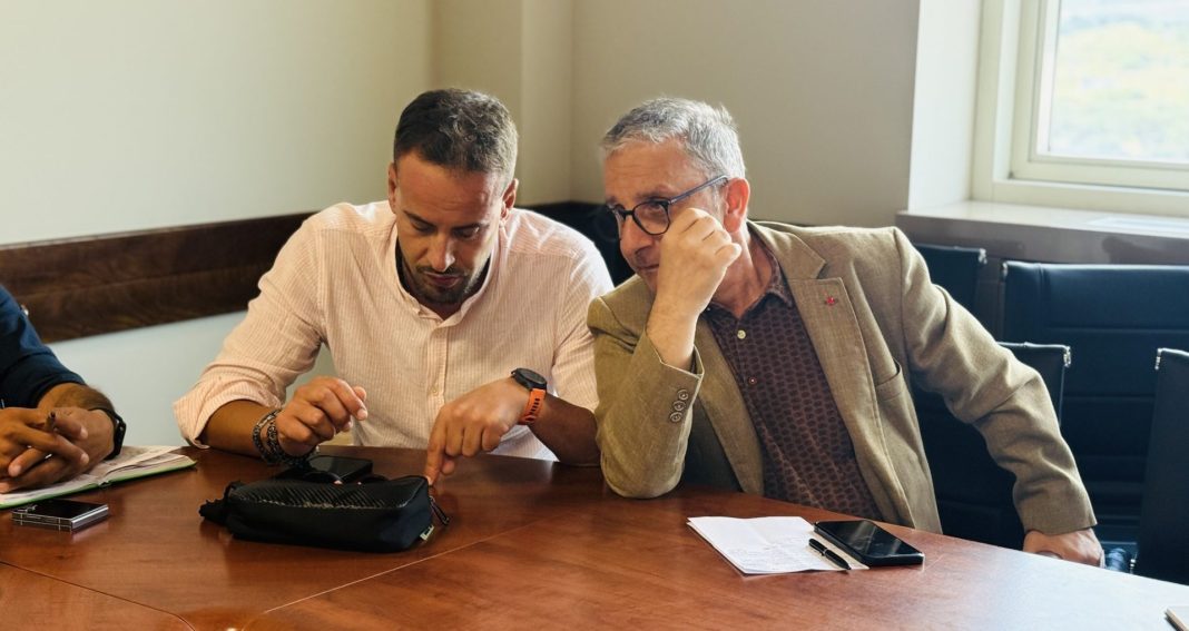 Cgil Calabria, da sx Ferraro Veraldi