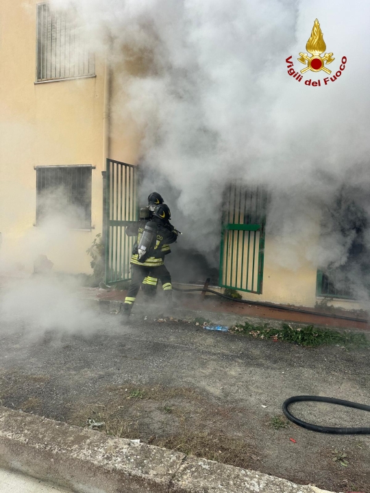 Incendio scuola CZ2