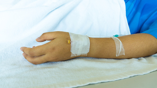 people sick in the hospital sickness on the bed