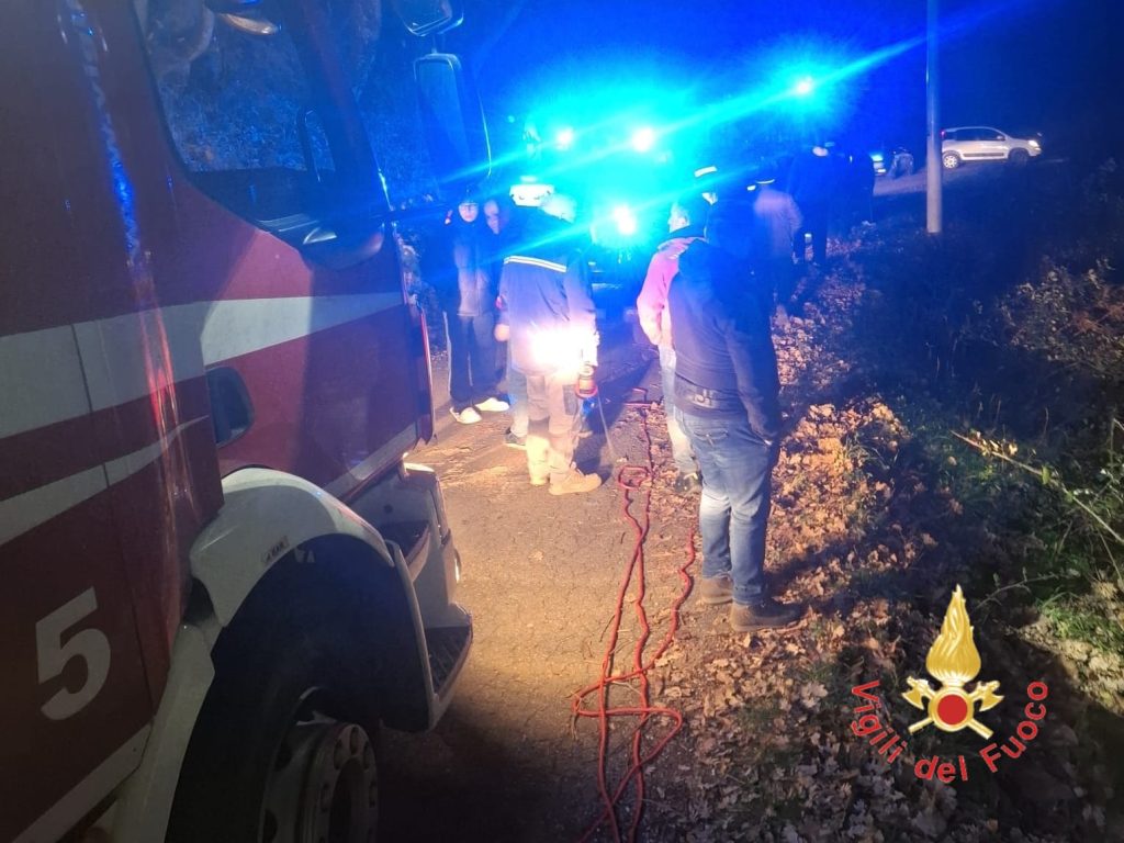 Vigili del Fuoco Catanzaro incidente Lametino due