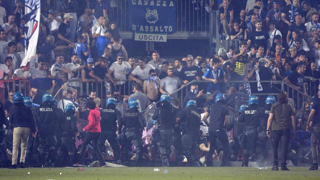 stadio brescia incidenti