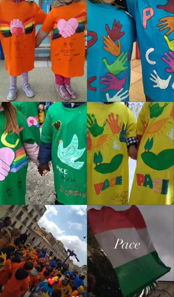 MANI CHE SI INCONTRANO IN SEGNO DI PACE