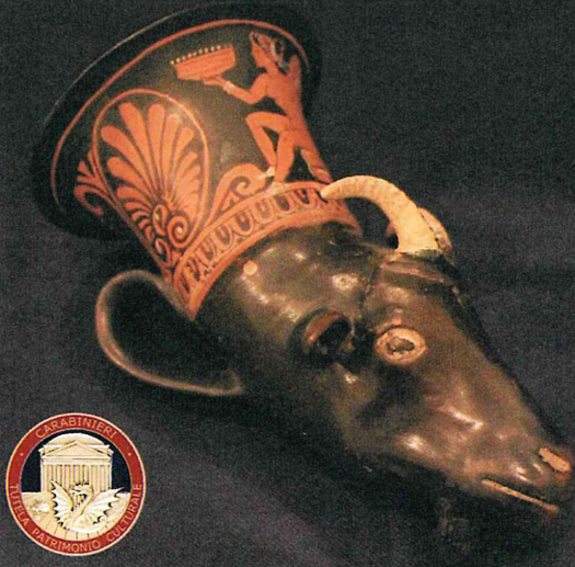 Carabinieri Tpc tesori restiuiti