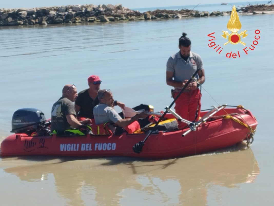 vigili del fuoco calabresi in molise