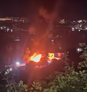 Vibo Valentia, incendio tubi terminal bus
